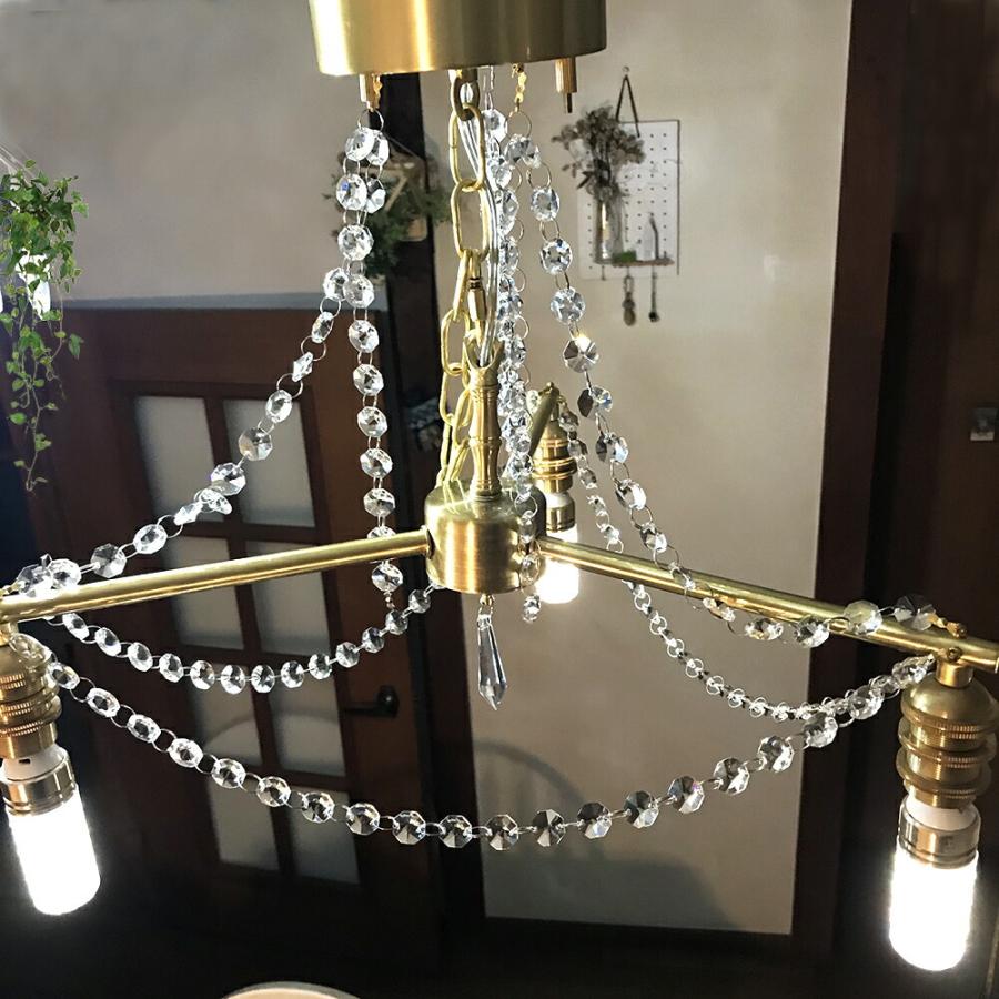 シャンデリアペンダントライト シーリングライト 3灯 モダン