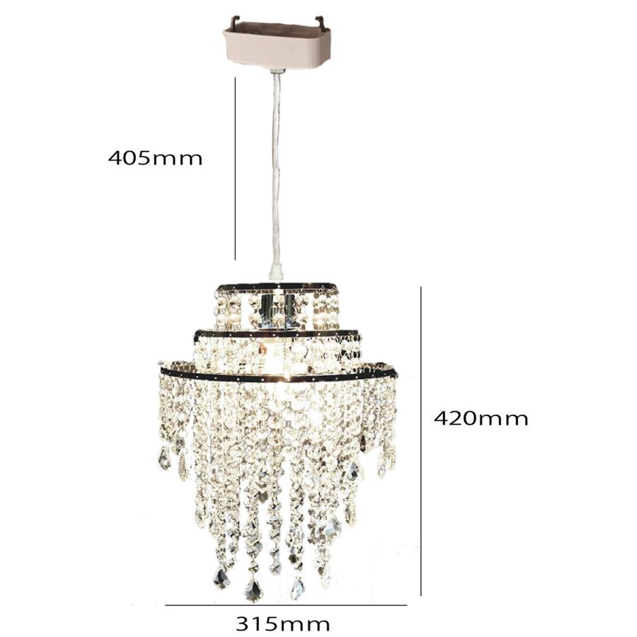 クリスタルガラス　シャンデリア　天井照明　北欧型60W HPL-016 クリスタルガラス シャンデリアHPL-016 北欧型 天井照明 60W