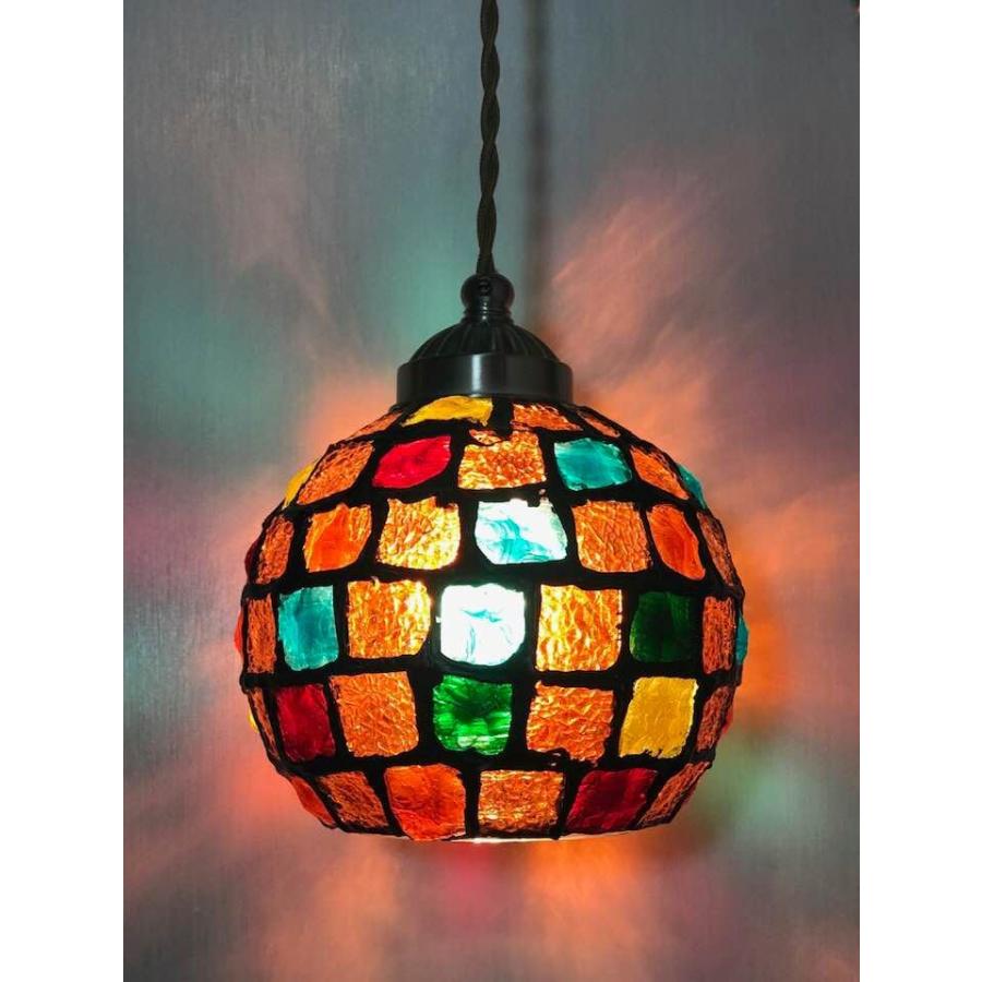 モザイクガラス アンティーク　ペンダントライト ペンダントライト ガラス モザイク ランプ おしゃれ