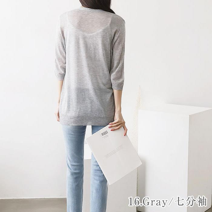 ロングカーディガン レディース 夏 薄手 uv 春 長袖 七分袖 オフィス