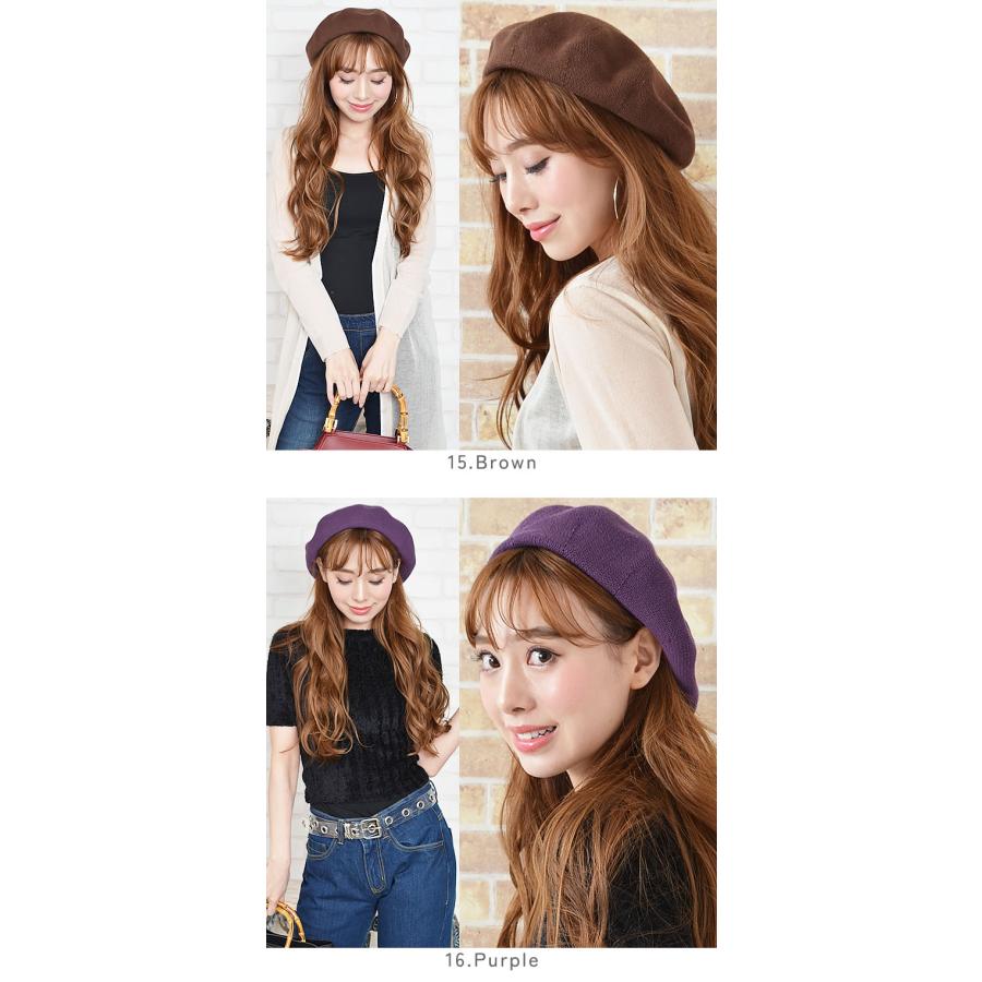 ベレー帽 春夏 レディース 夏 キッズ ベレー 帽 帽子 コットン 赤 白