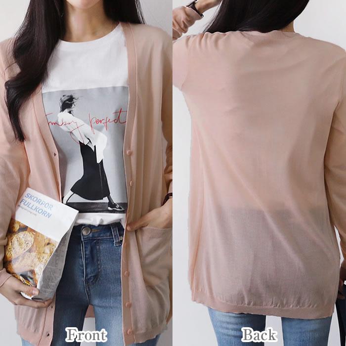 ロングカーディガン レディース 夏 薄手 uv 春 長袖 ポケット付き