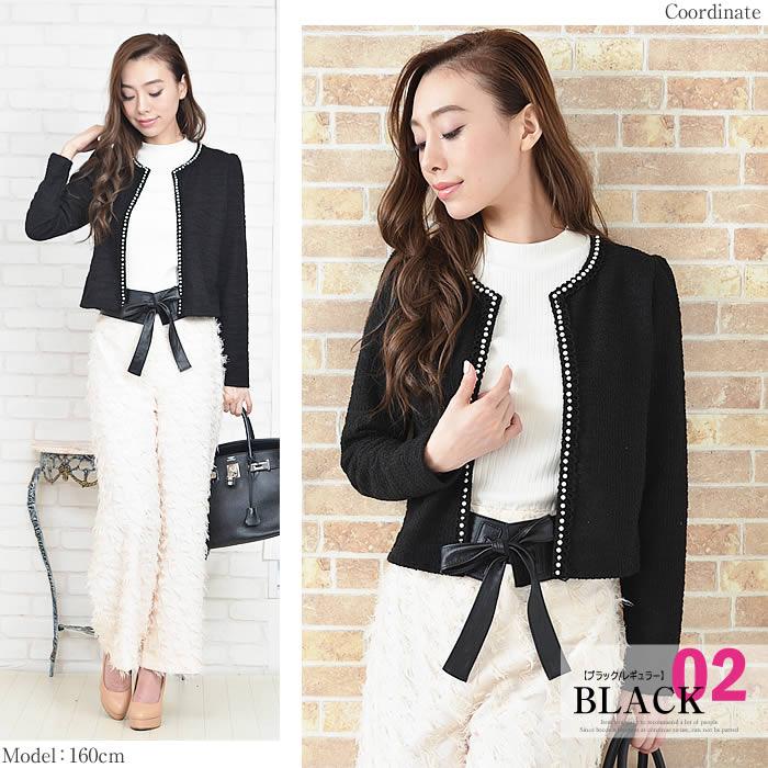 ジャケット レディース 春夏 ツイードジャケット カジュアル 薄手 カーディガン ショート 長袖 洗える | ブランド登録なし | 12