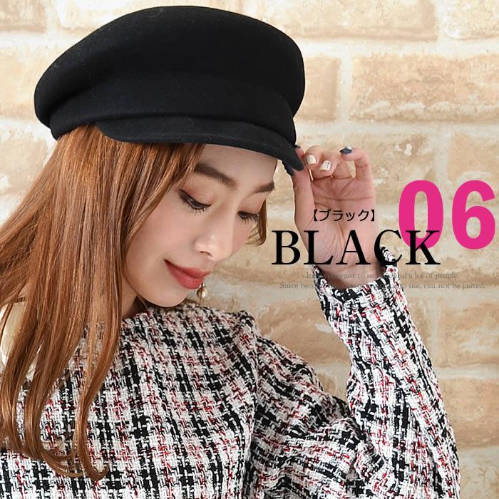 キャスケット レディース ウール 帽子 ハット シンプル 紫外線対策 uv