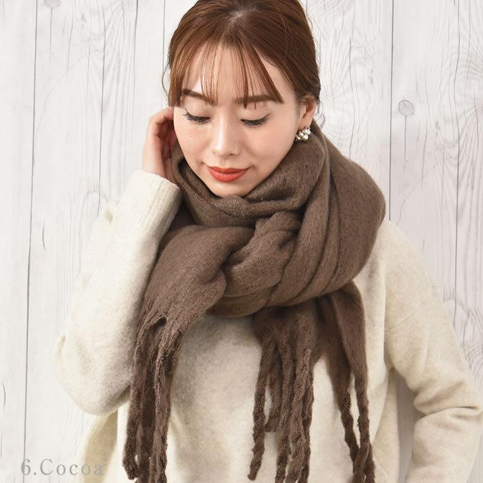 ボリューム マフラー レディース 無地 春夏 かわいい 太フリンジ 厚手 プレゼント おしゃれ 人気 代 30代 40代 st レディースカーディガンのカービーズ 通販 Yahoo ショッピング