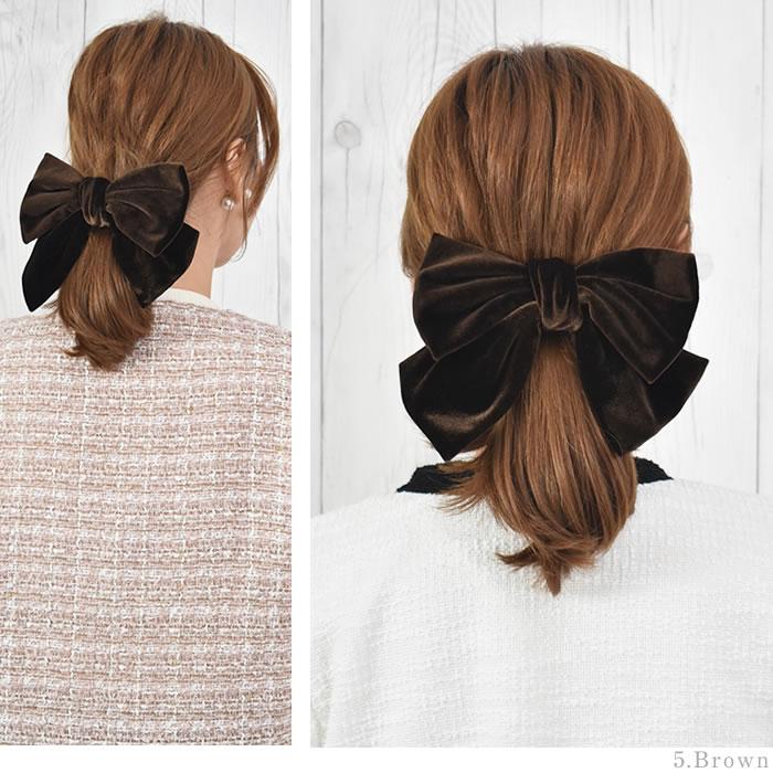 ロングリバティリボン*ヘアゴム バレッタ ポニーフック ロングリバティリボン*ヘアゴム バレッタ ポニーフック