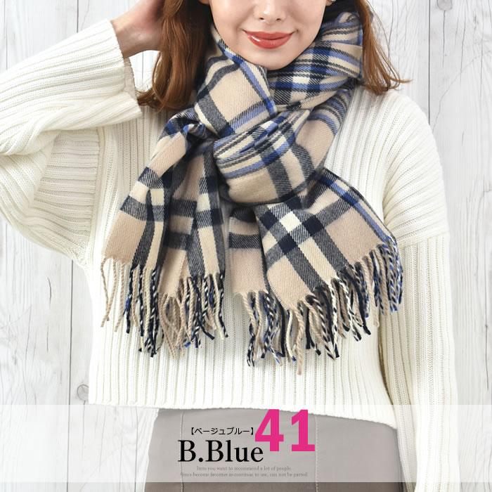 マフラー レディース ストール 大判ストール ポンチョ 大判 チェック