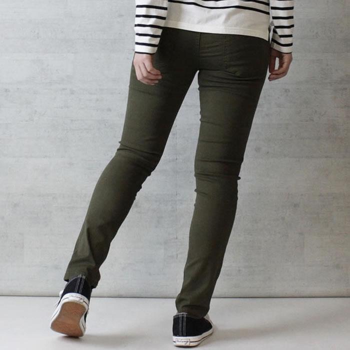 (5営業日以内入荷) スキニーパンツ レディース ツイル ウエストゴム 大きいサイズ LARU ラルー | ブランド登録なし | 16