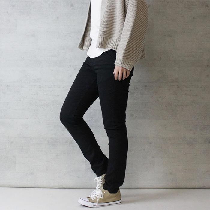 (5営業日以内入荷) スキニーパンツ レディース ツイル ウエストゴム 大きいサイズ LARU ラルー | ブランド登録なし | 21