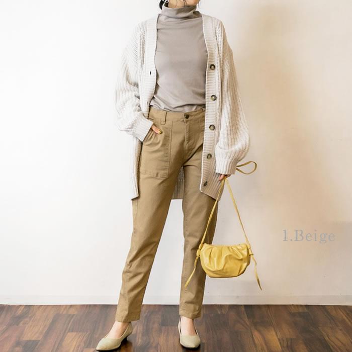 (5営業日以内入荷) ベイカーパンツ レディース ツイル テーパード 大きいサイズ LARU ラルー | ブランド登録なし | 09