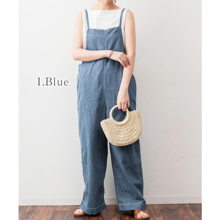 papas オーバーオール デニム バッグデザインがかわいい papas