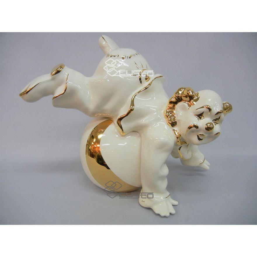 イタリア製ピエロの置物