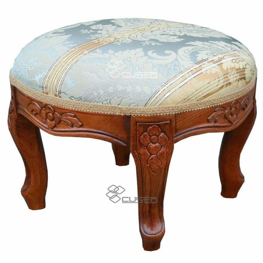 フットスツール丸 イタリアスツール イタリア家具 インテリア雑貨