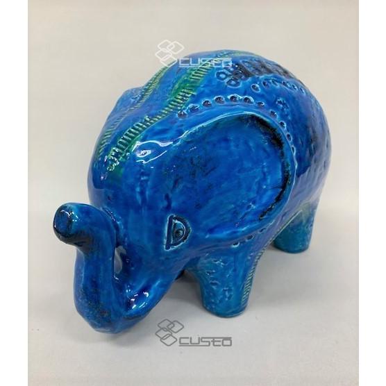 BITOSSI製社リミニブルー象のオブジェ