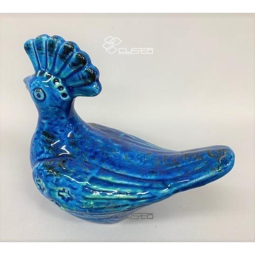 No.11691「FLAVIA〈リミニブルー〉オブジェ：イタリア」幅14cm SOLD