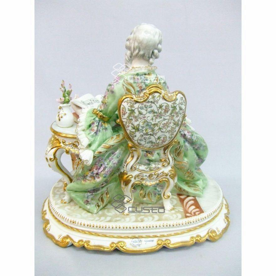 陶器人形 TYCHE社 磁器人形(ポンパドール夫人) 西洋陶器 陶器人形 TYCHE社 磁器人形(ポンパドール夫人) 西洋陶器