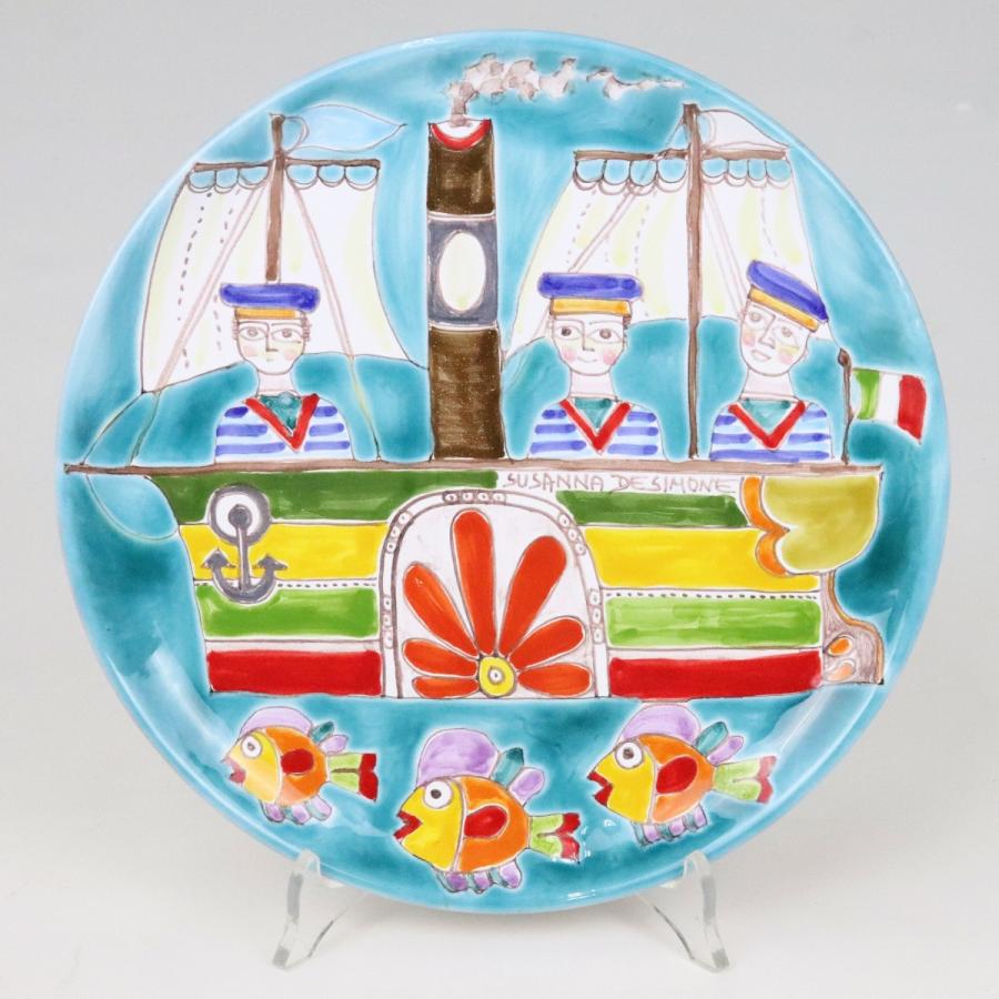 イタリア絵皿 スザンナデシモーネ 絵皿 置物 安い新品 www.lsansimon.com