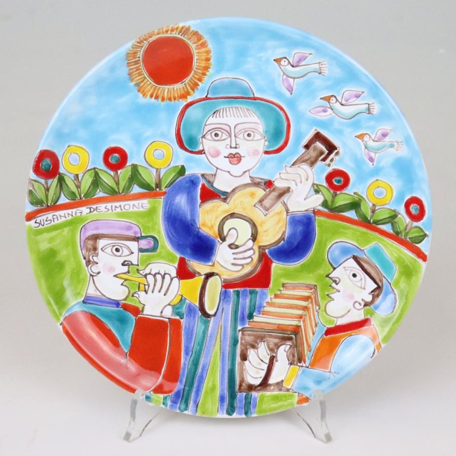 イタリア絵皿 スザンナデシモーネ 絵皿 置物 ネット通販売 www