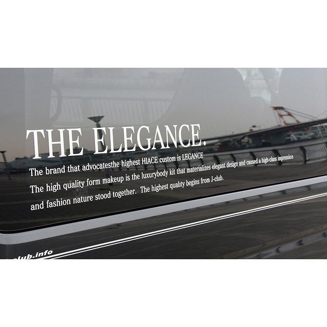 ジェイクラブ 汎用 ザ・エレガンスステッカー 1枚 片側のみ j-club