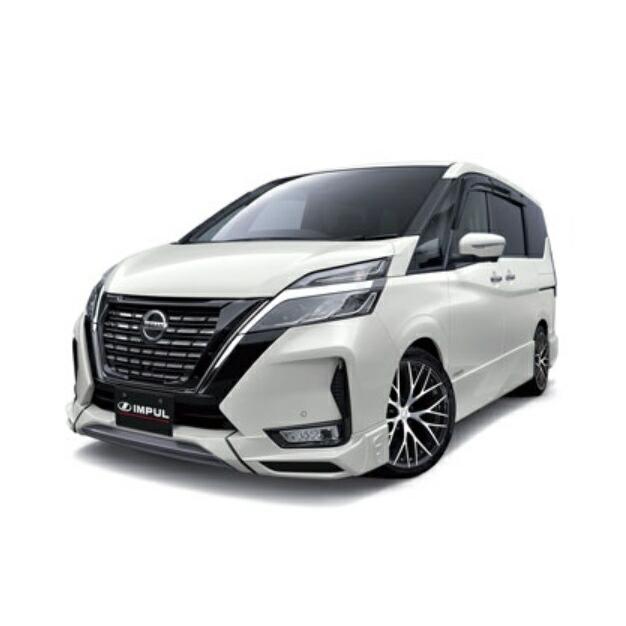 インパル セレナ C27 後期 フロントグリルカバー ABS 塗装済 IMPUL AERODYNAMICS SYSTEM エアロダイナミクスシステム | IMPUL | 01