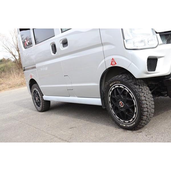 ガレージベリー エブリィ エブリイ DA17W DA17V サイドステップ FRP 未塗装/白ゲル 品番：501-018 GARAGE VARY VALIANT ヴァリアント | GARAGE VARY