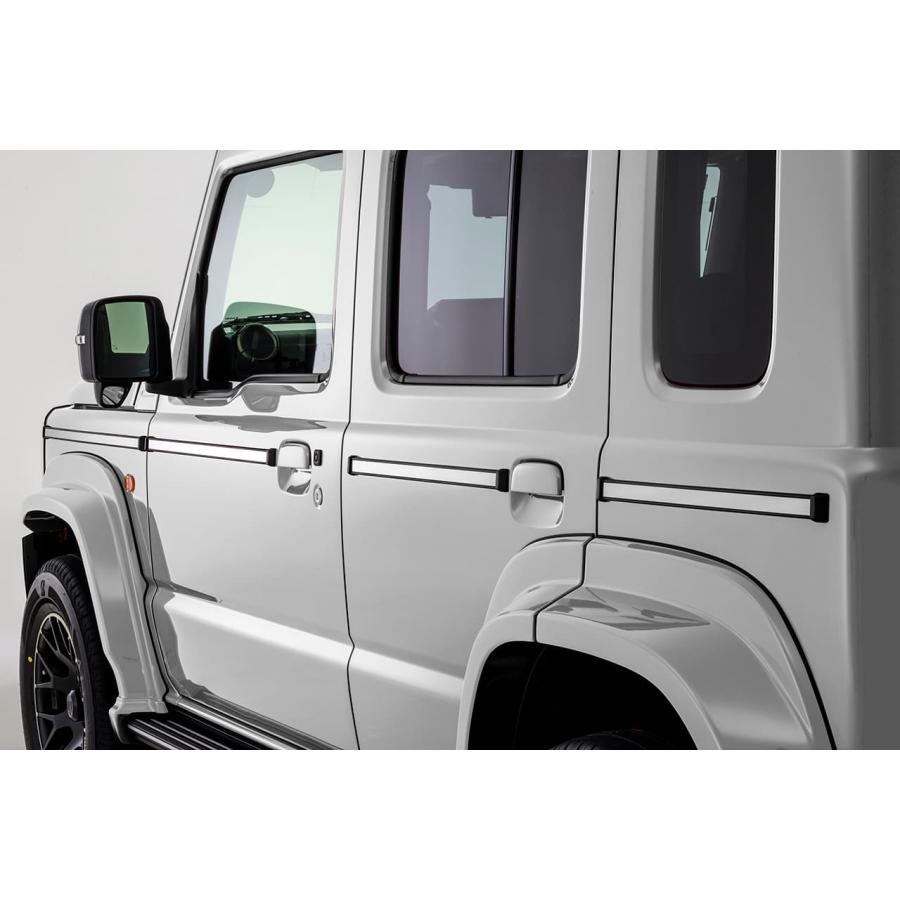 ダムド ジムニーノマド JC74 サイドモール for NOMADE DAMD little G