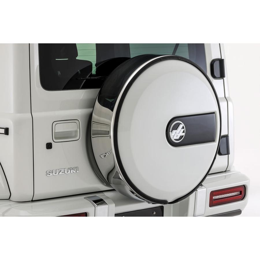 ダムド ジムニーノマド JC74 スペアタイヤカバー ステンレスバンド 未