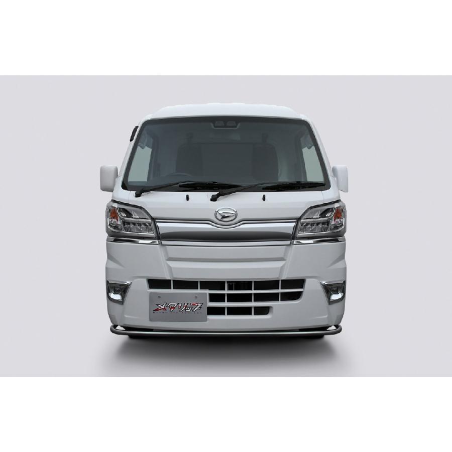 トップライン ハイゼット トラック 500系 前期 フロントリップスポイラー ステンレスパイプ D02 TOP LINE METALIP メタリップ |  | 01