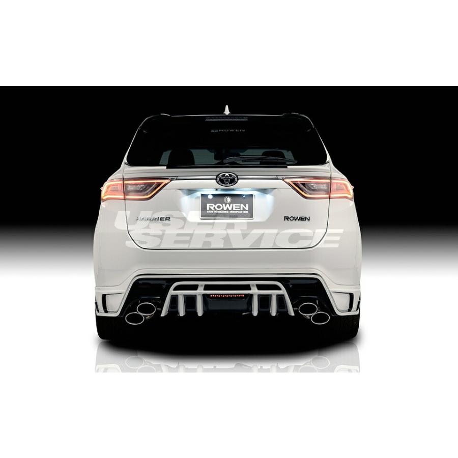 ロウェン ハリアー 60系 DAA-AVU65 DBA-ZSU60W 65W 前期 リヤアンダースポイラー FRP製 未塗装 1T017P00 ROWEN SVプレミアムエディション | 