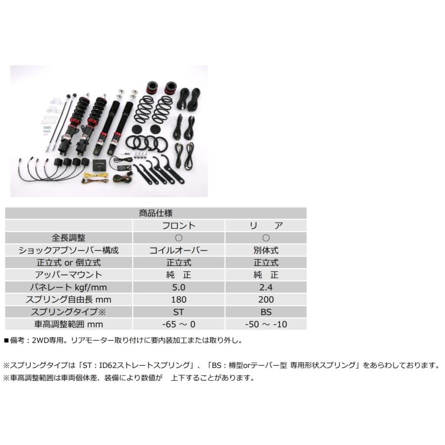 BLITZ（ブリッツ） N-BOX JOY エヌボックス ジョイ JF5 全長調整式車