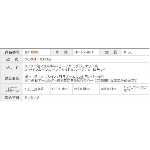 クラッツィオ シートカバー エミーナ TCR#G CXR#G ワン ONE ET-0200 シート 内装 | Clazzio | 02