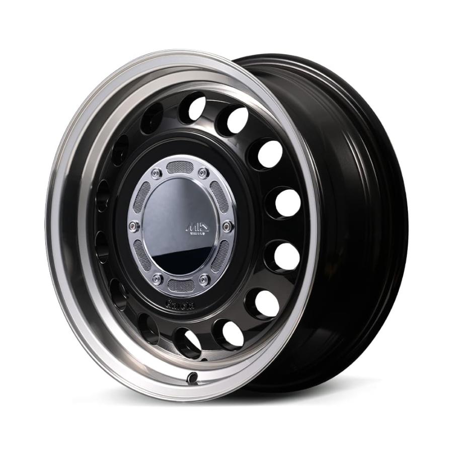 ホイール4本　レイズ ガルシア レボルバー マッドブラック スポーク 200系 ハイエース GARCIA 16インチ 7J+38 6H マルカサービス 16インチ 6H139.7 6.5J+38 6穴 ガルシアシスコ