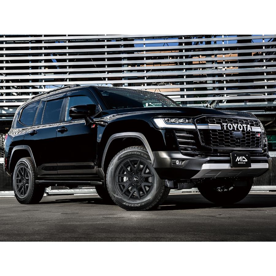 ニトロパワー　アルミホイール マットブラック　17インチ　タイヤ付　6穴留 ニトロパワー アルミホイール マットブラック 17インチ タイヤ付 6穴留