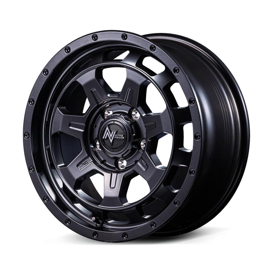 たろまる マルカサービス 17インチ 5H114.3 7.0J 7J+42 5穴 ナイトロパワー M7