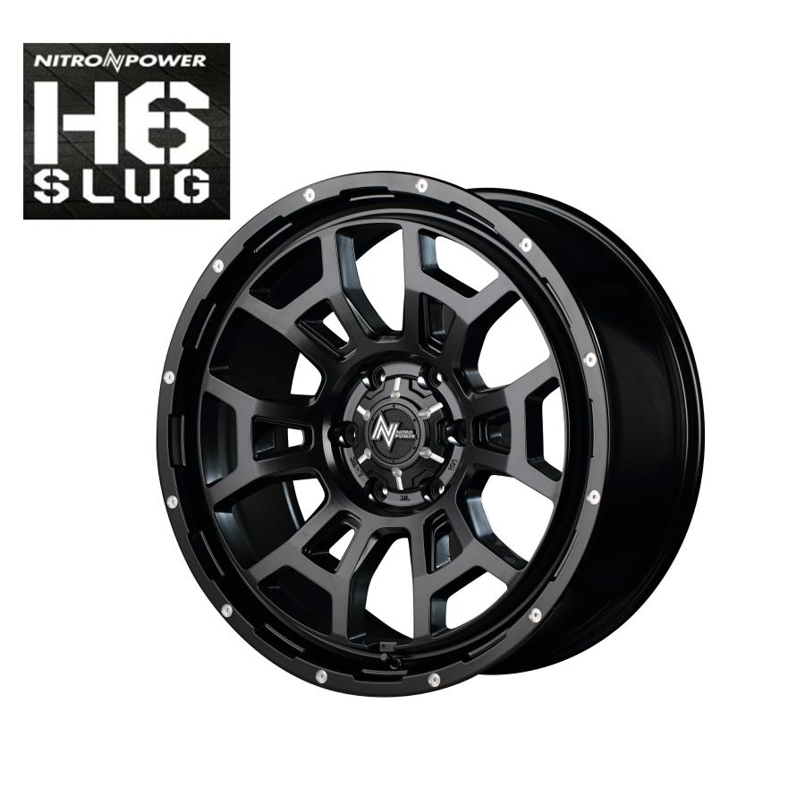 マルカサービス 16インチ 6H139.7 6.5J+48 6穴 ナイトロパワー