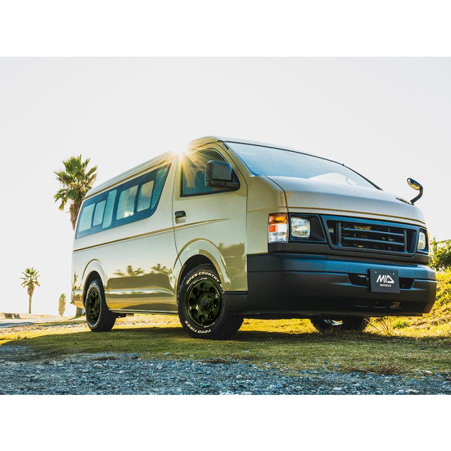 ウシャリン ハイエース用 ホイール 16インチ 6H139.7 6.5J+38 4本 6穴