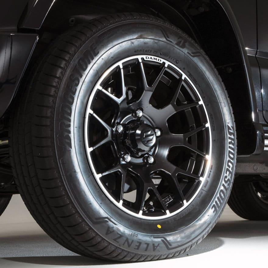 ダムド ジムニー シエラ JB74 little G ホイール ( 16×6J -5 ) 5本