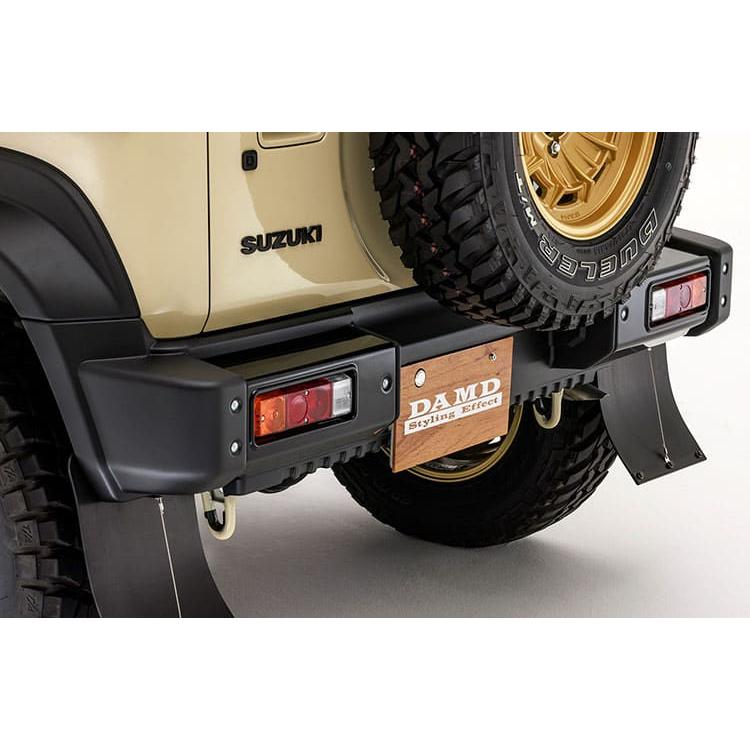 ダムド ジムニー シエラ JB74 リアバンパー 未塗装 DAMD little G