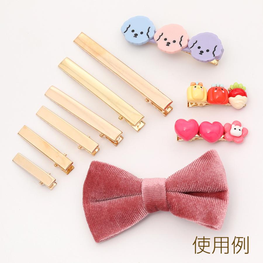ゴールド装飾ヘアクリップ ヘアクリップ金具 7×46mm（20ヶ） : COSTUME CLUB - 通販 - Yahoo
