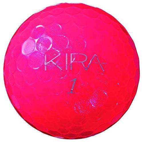 キャスコ Kasco ゴルフボール Kira Crystal 1ダース 12個入り レッド ゴルフボール