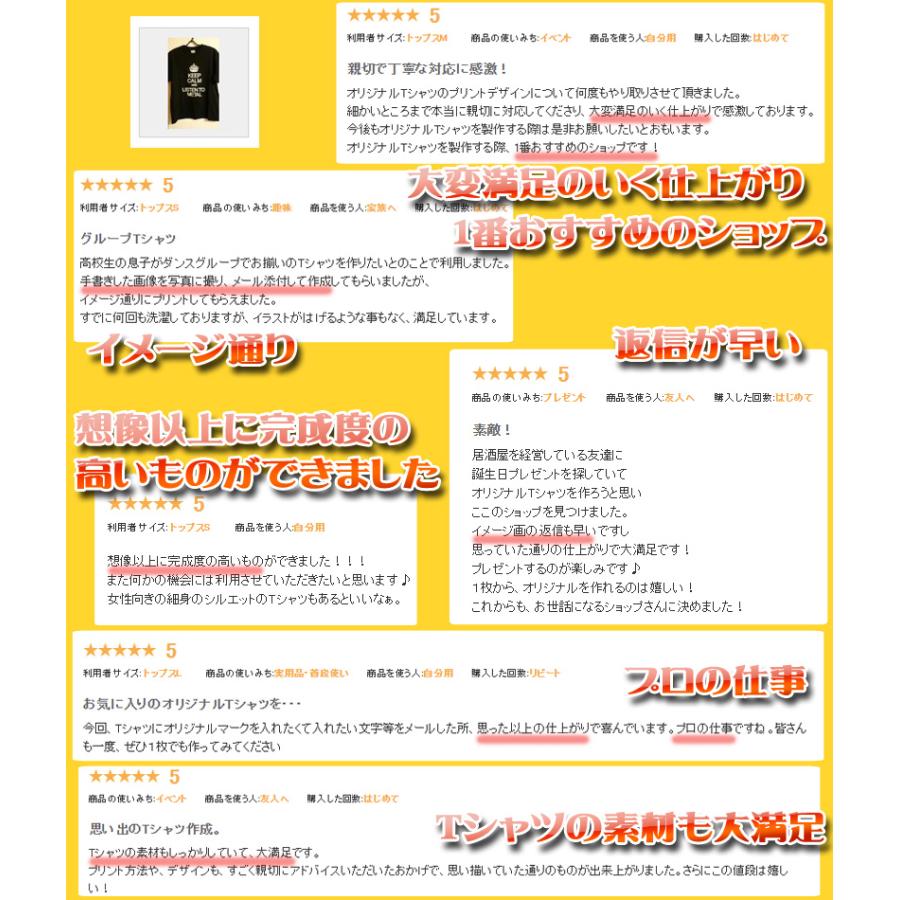 オリジナルTシャツ作成 （10枚〜29枚） ※別途プリント料金必須 1枚