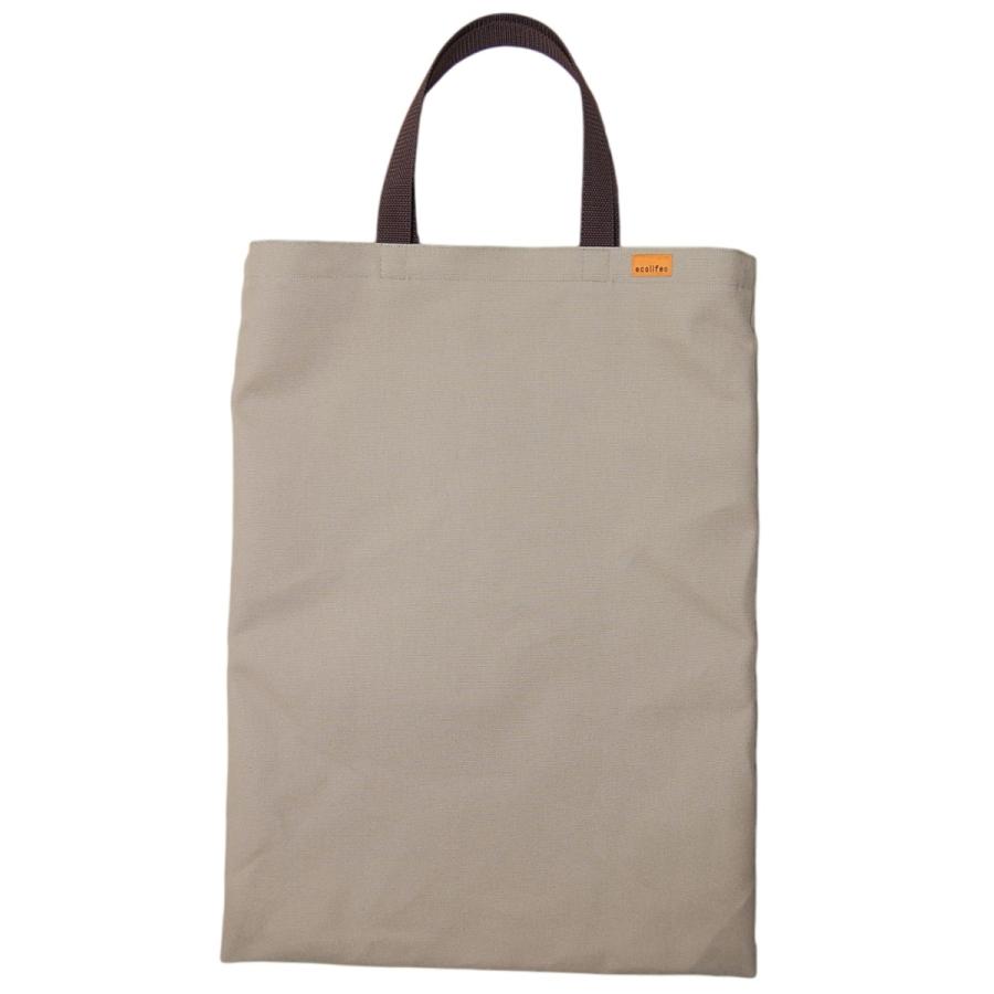 [エコライフ] A3 縦型マチ0cm BTO エコバッグ 日本製 想定重量5kg 弱撥水 帆布 8号 |  | 01