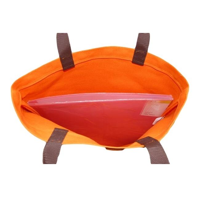 [エコライフ] A3 縦型マチ0cm BTO エコバッグ 日本製 想定重量5kg 弱撥水 帆布 8号 |  | 02