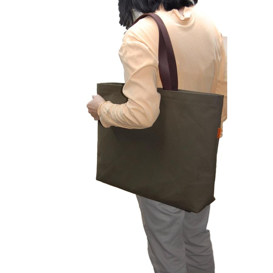 [エコライフ] A3 横型マチ10cm BTO エコバッグ 日本製 想定重量5kg 弱撥水 帆布 8号 | 