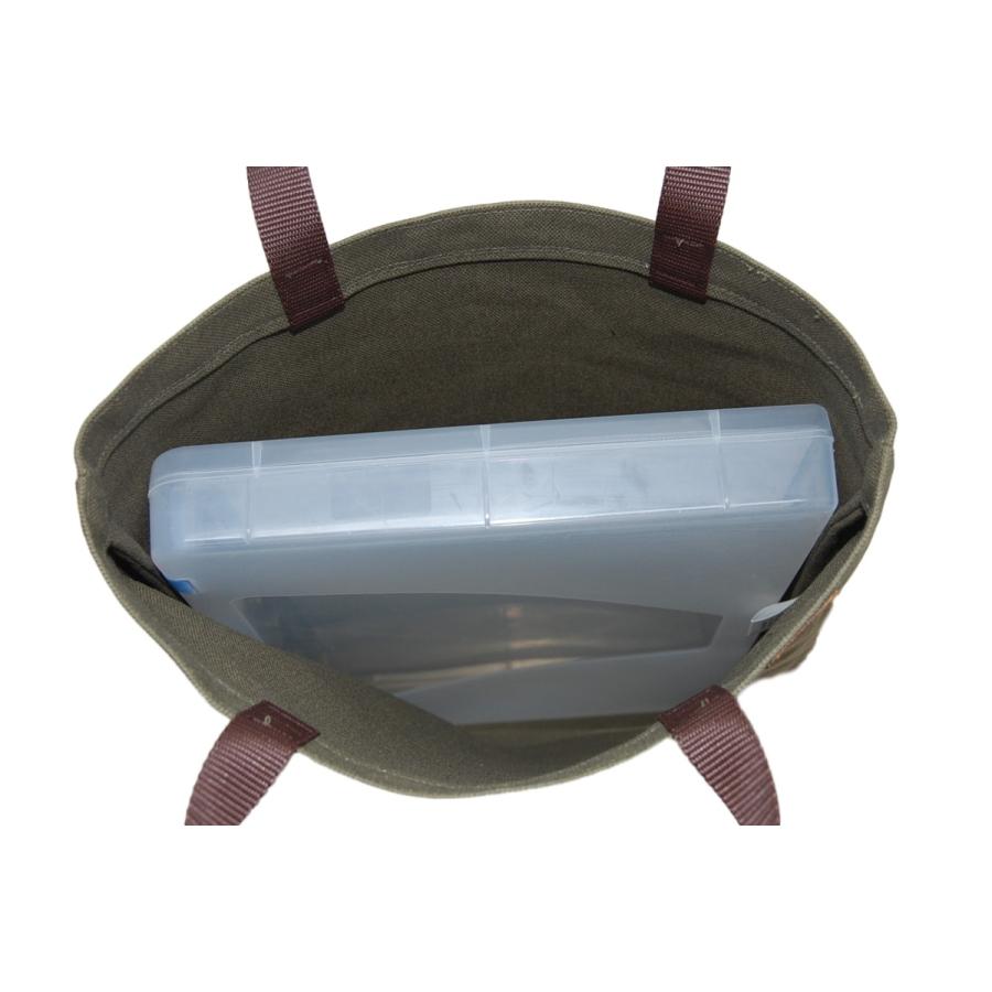 [エコライフ] A4 縦(L) マチ0cm BTO エコバッグ 日本製 想定重量2kg 弱撥水 帆布 8号 |  | 02