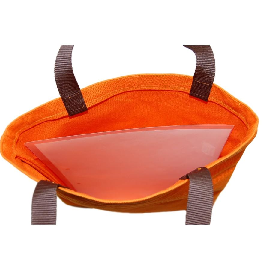 [エコライフ] A4 縦(M) マチ0cm BTO エコバッグ 日本製 想定重量2kg 弱撥水 帆布 8号 |  | 02