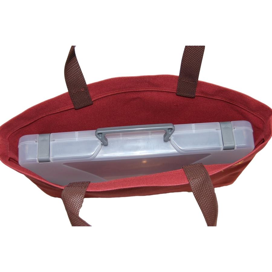 [エコライフ] A4 横型(L) マチ0cm BTO エコバッグ 日本製 想定重量3kg 弱撥水 帆布 8号 |  | 02