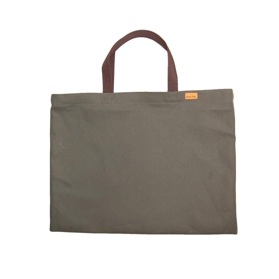 [エコライフ] B4 横型 マチ0cm BTO エコバッグ 日本製 想定重量5kg 弱撥水 帆布 8号 |  | 07