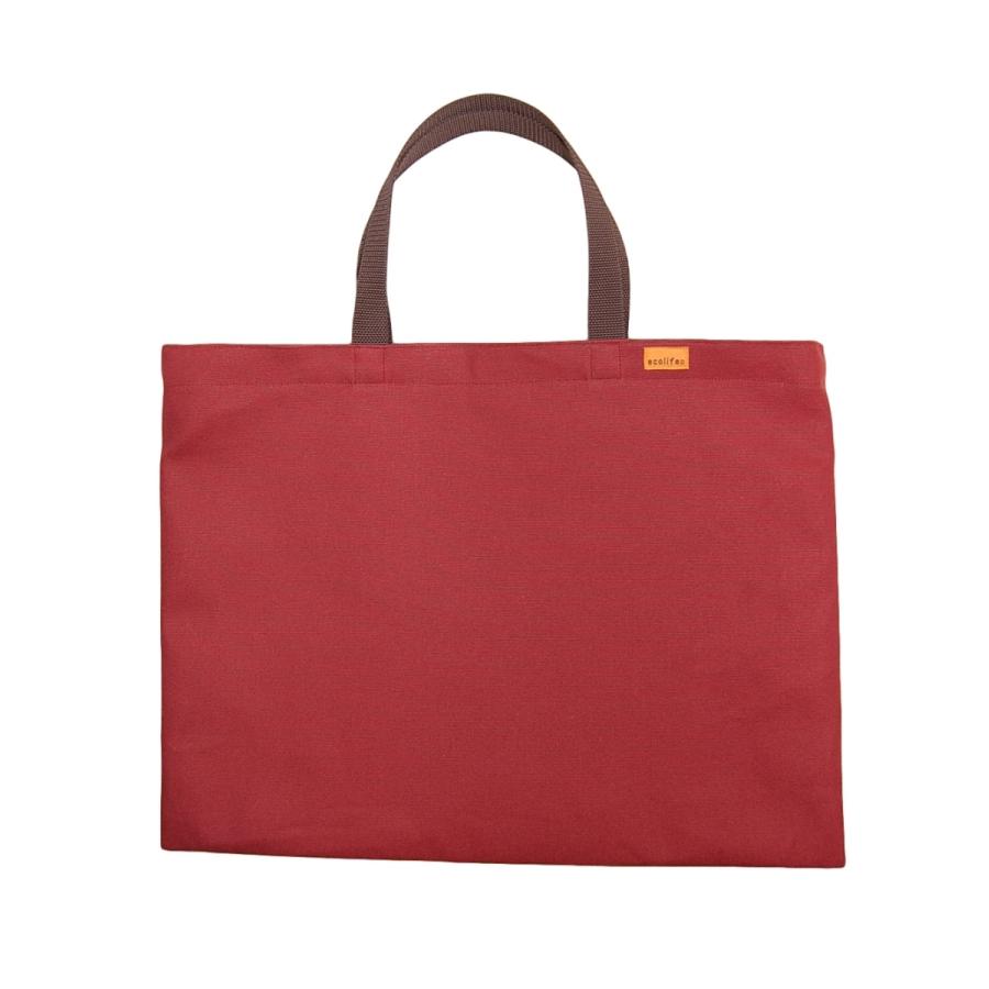 [エコライフ] B4 横型 マチ0cm BTO エコバッグ 日本製 想定重量5kg 弱撥水 帆布 8号 |  | 05