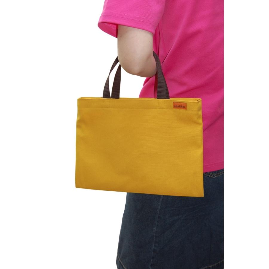 [エコライフ] B5 横型 マチ0cm BTO エコバッグ 日本製 想定重量2kg 弱撥水 帆布 8号 | 